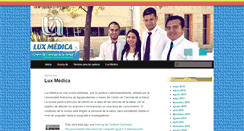 Desktop Screenshot of luxmedica.com.mx
